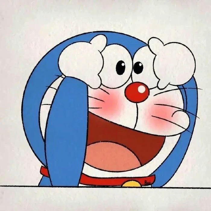 Hình ảnh Doraemon hài hước đang khóc nhè trông cực kỳ đáng yêu