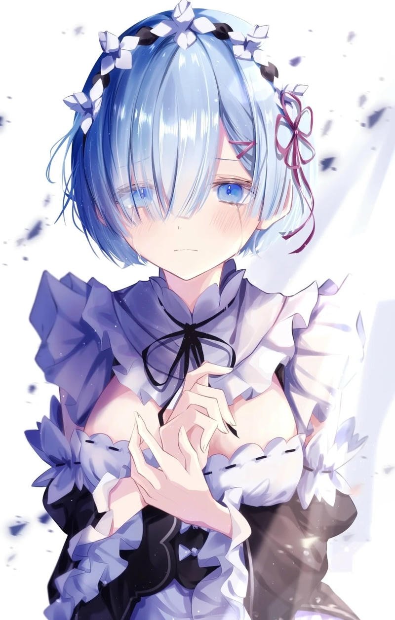 Hình ảnh Ram Rem với trang phục hầu gái đặc trưng