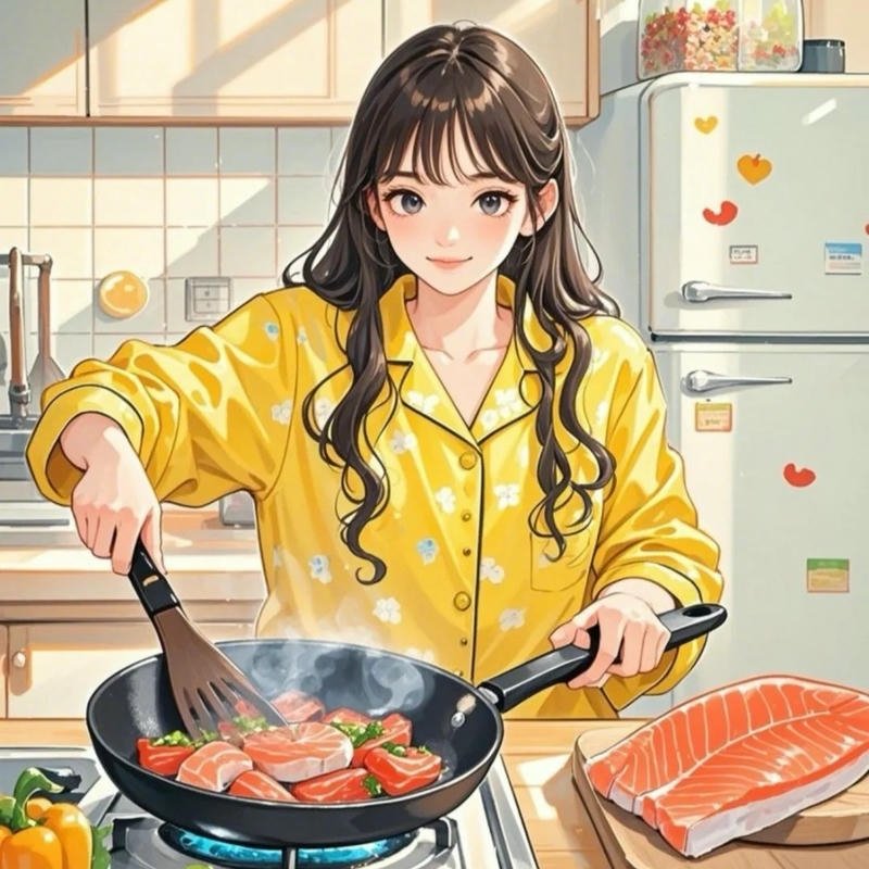 Hình ảnh nấu ăn mang lại cảm hứng ẩm thực thú vị