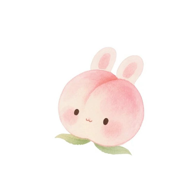 Hình ảnh quả đào mang màu sắc hài hòa dễ nhìn