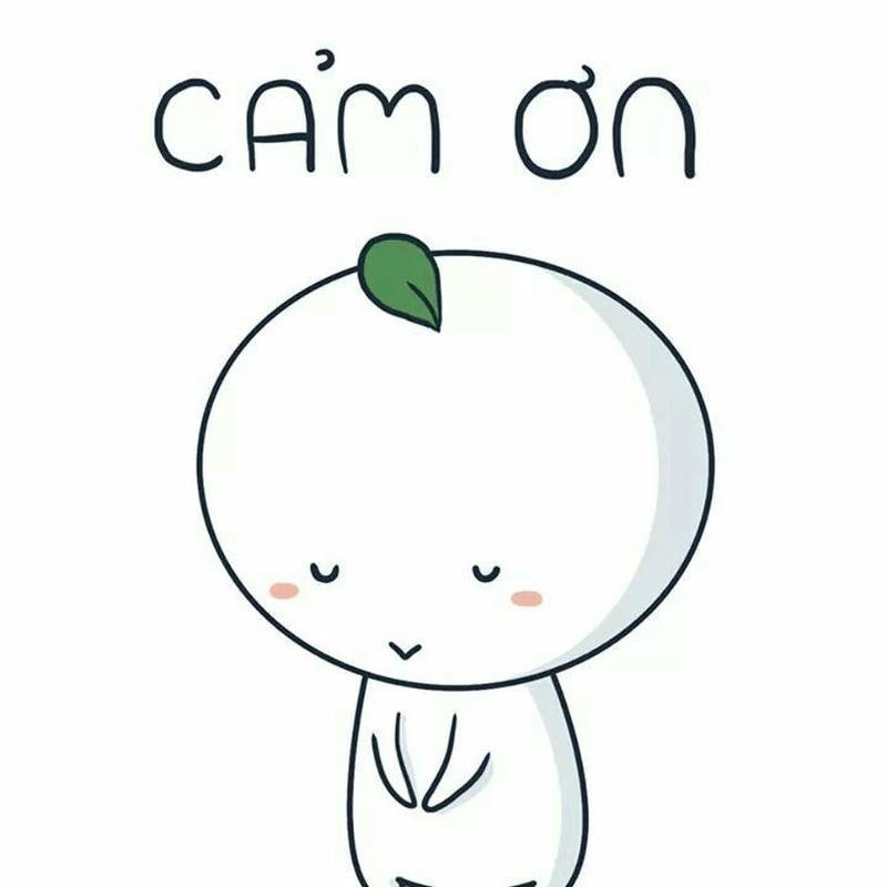 Hình lời cảm ơn mang nét thân thiện dễ tiếp cận