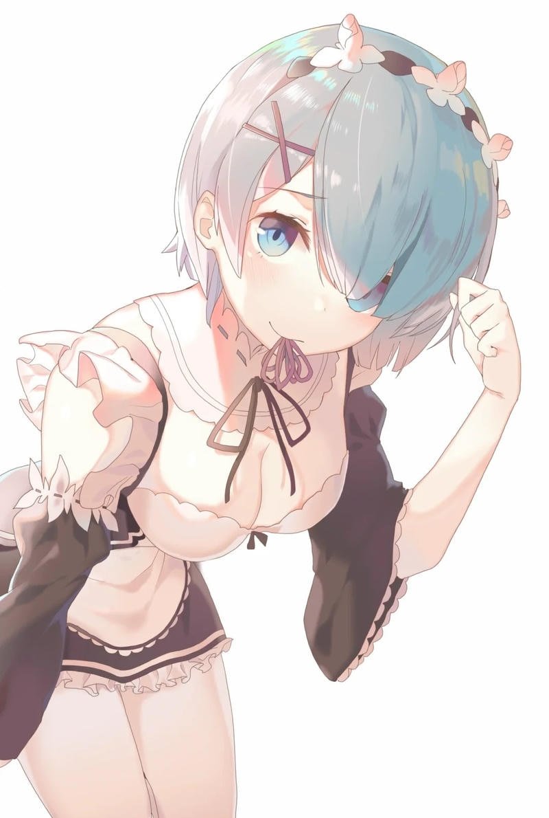 Hình nền Ram Rem hầu gái với phong cách cute