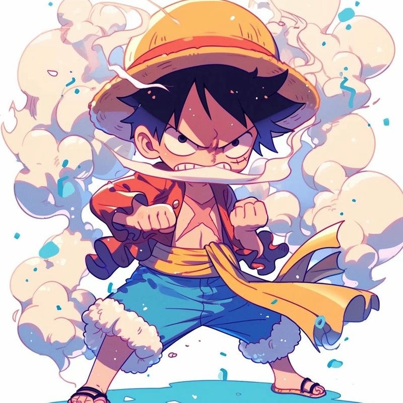 Hình one piece chibi mang diện mạo nhỏ nhắn đầy cuốn hút