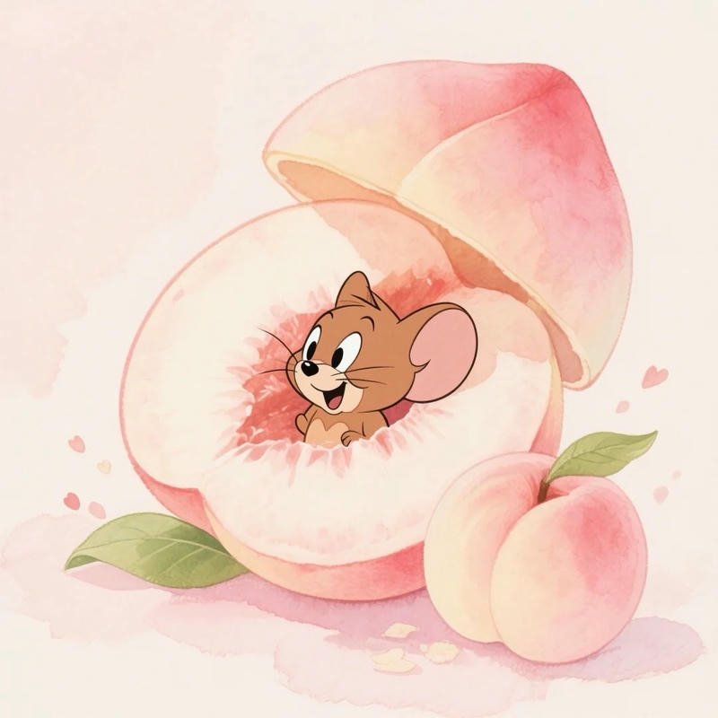 Hình quả đào mang nét mềm mại với đường nét hài hòa