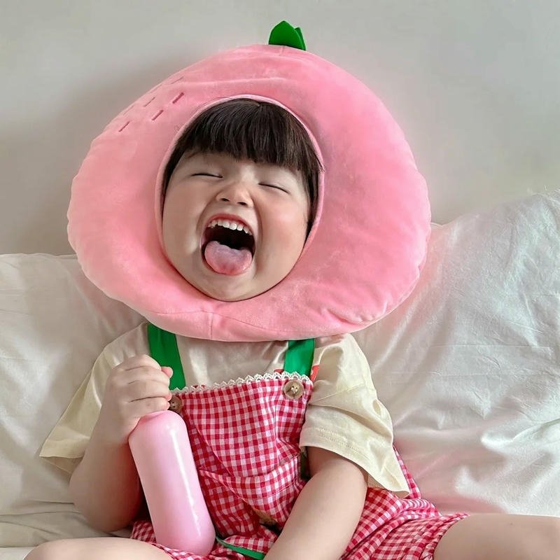 Hình quả đào mang phong cách đơn giản nhưng nổi bật