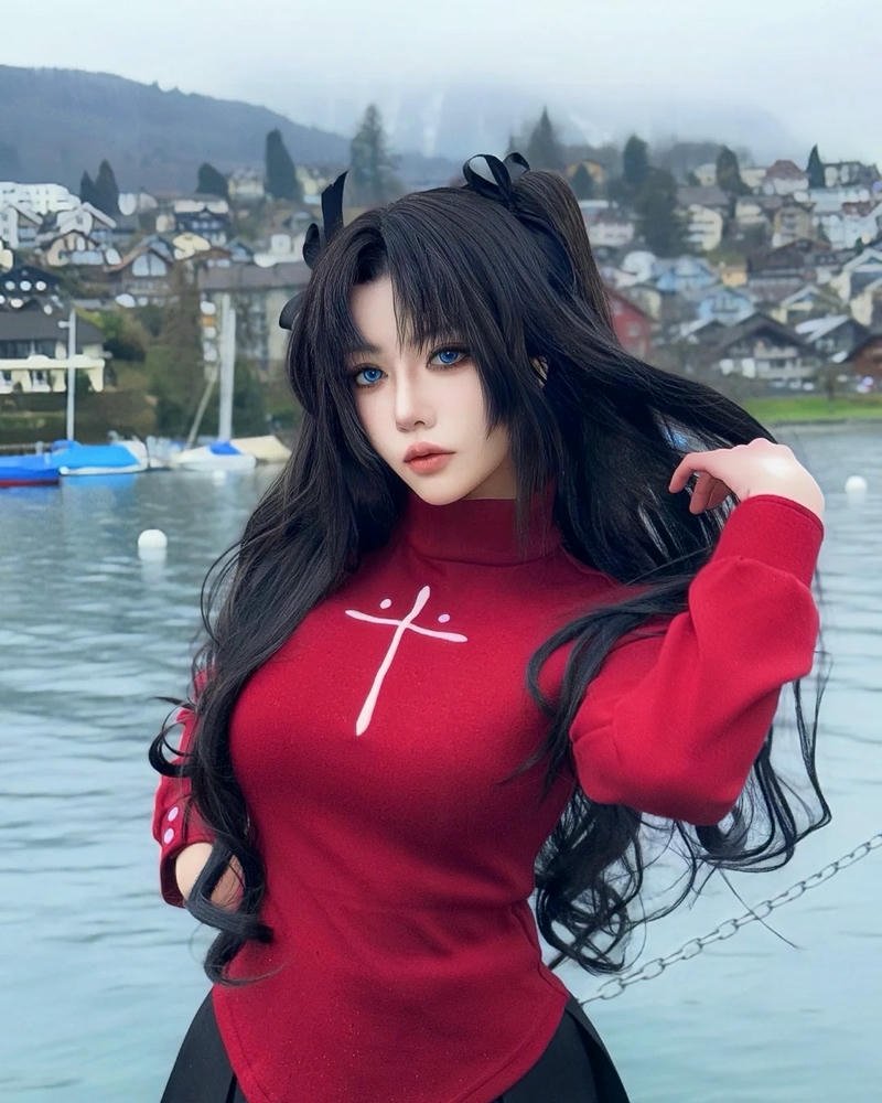 Hóa thân Rin Tohsaka mang phong cách thanh lịch cuốn hút