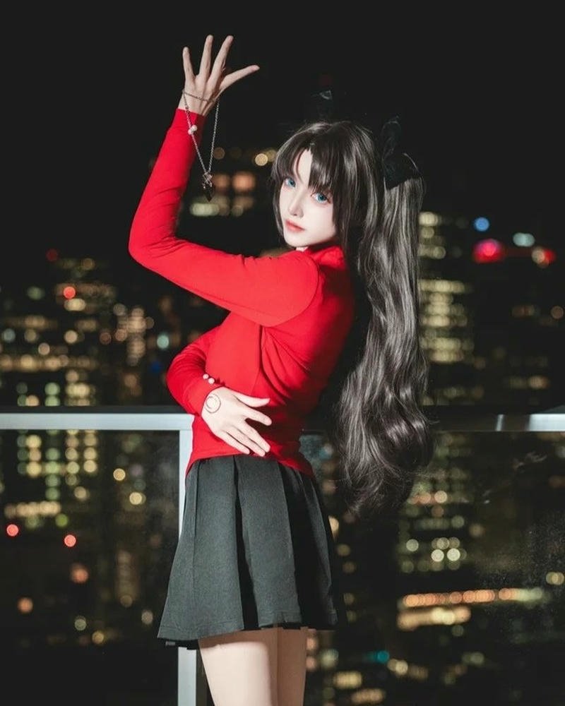 Nhân vật Rin Tohsaka được tái hiện với phong thái riêng