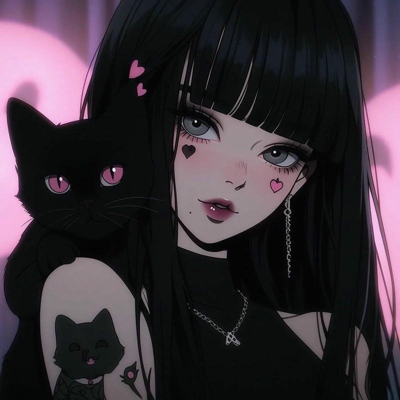 Nữ avatar tạo hình sinh động với nét vẽ hài hòa