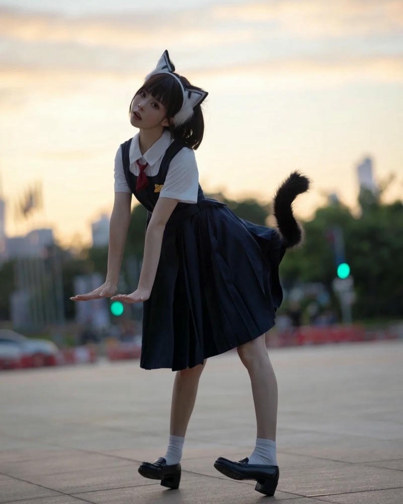 Phụ kiện đuôi mèo hóa trang phong cách đáng yêu cuốn hút