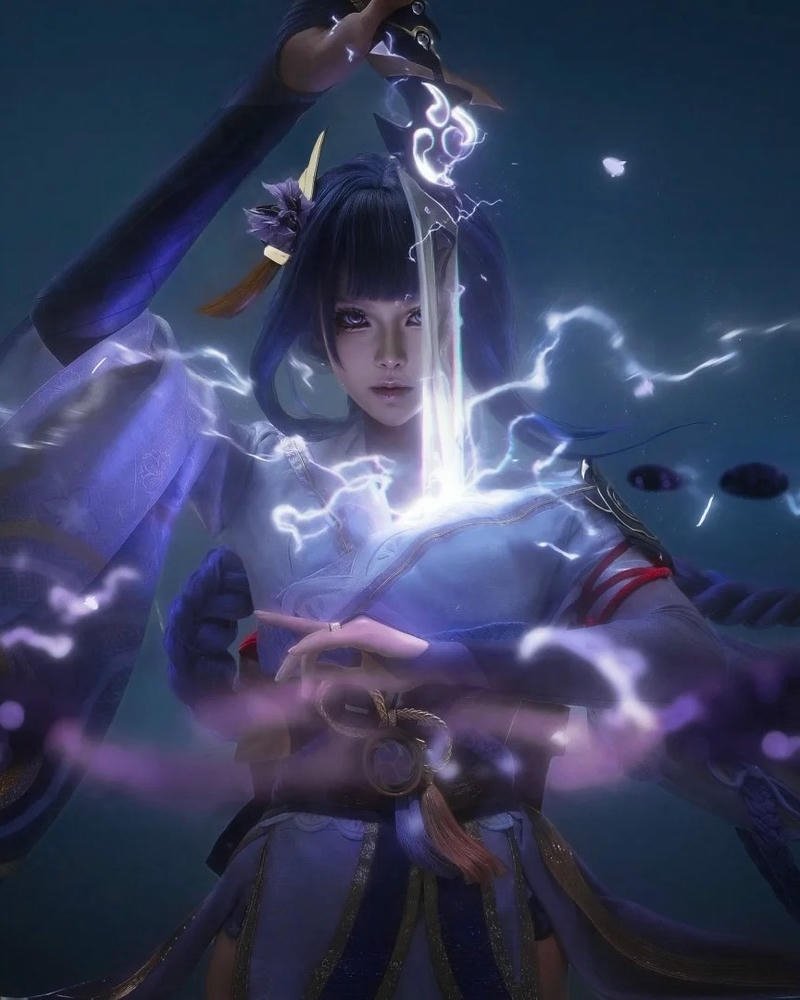 Raiden cosplay tạo điểm nhấn với phong cách sắc sảo