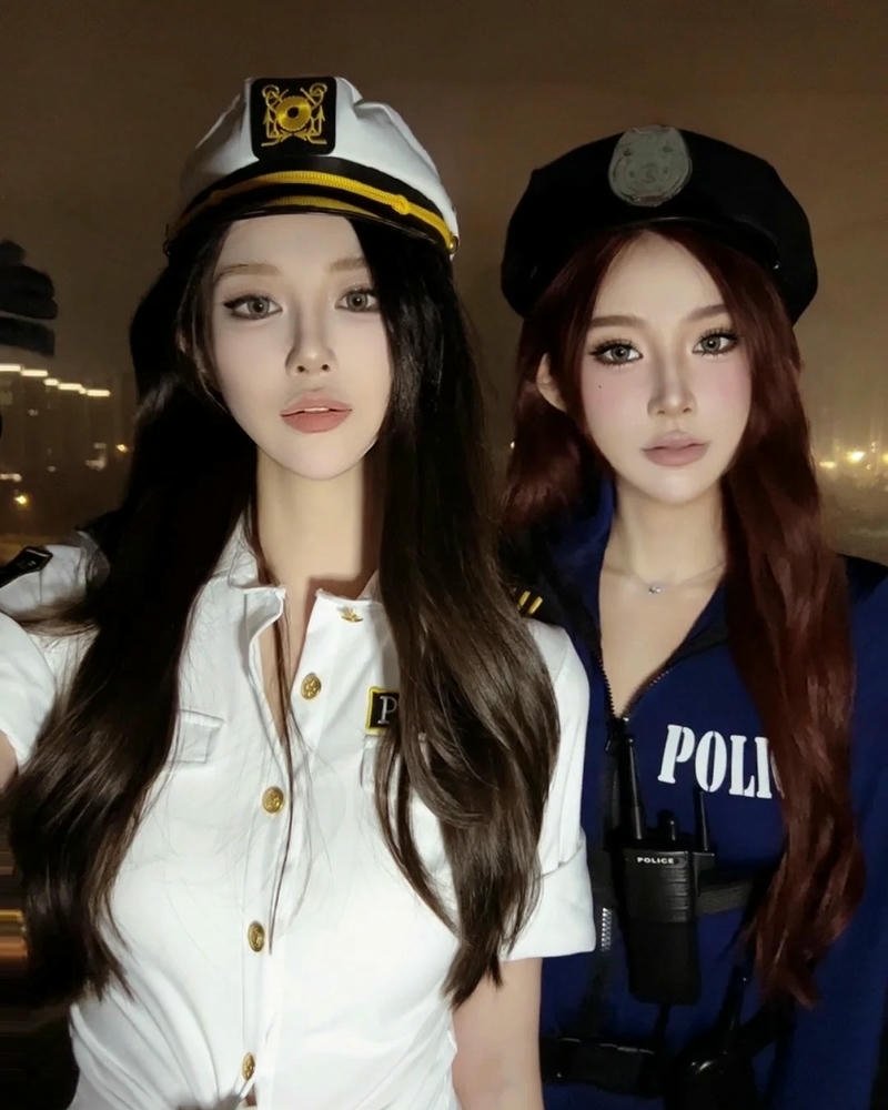 Trang phục cảnh sát cosplay mang vẻ ngoài mạnh mẽ cuốn hút