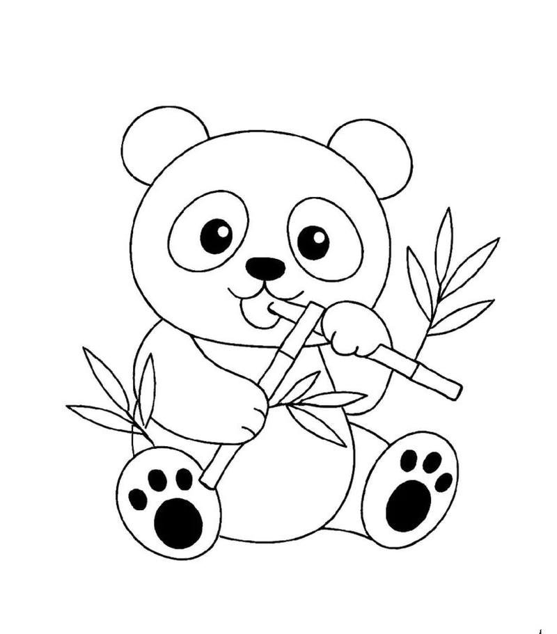 Tranh tô màu con gấu cute với biểu cảm đáng yêu