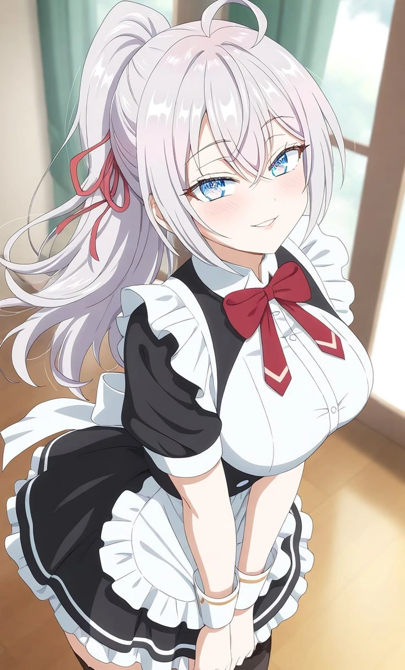 Ảnh anime hầu gái outfit maid quyến rũ thu hút ánh nhìn