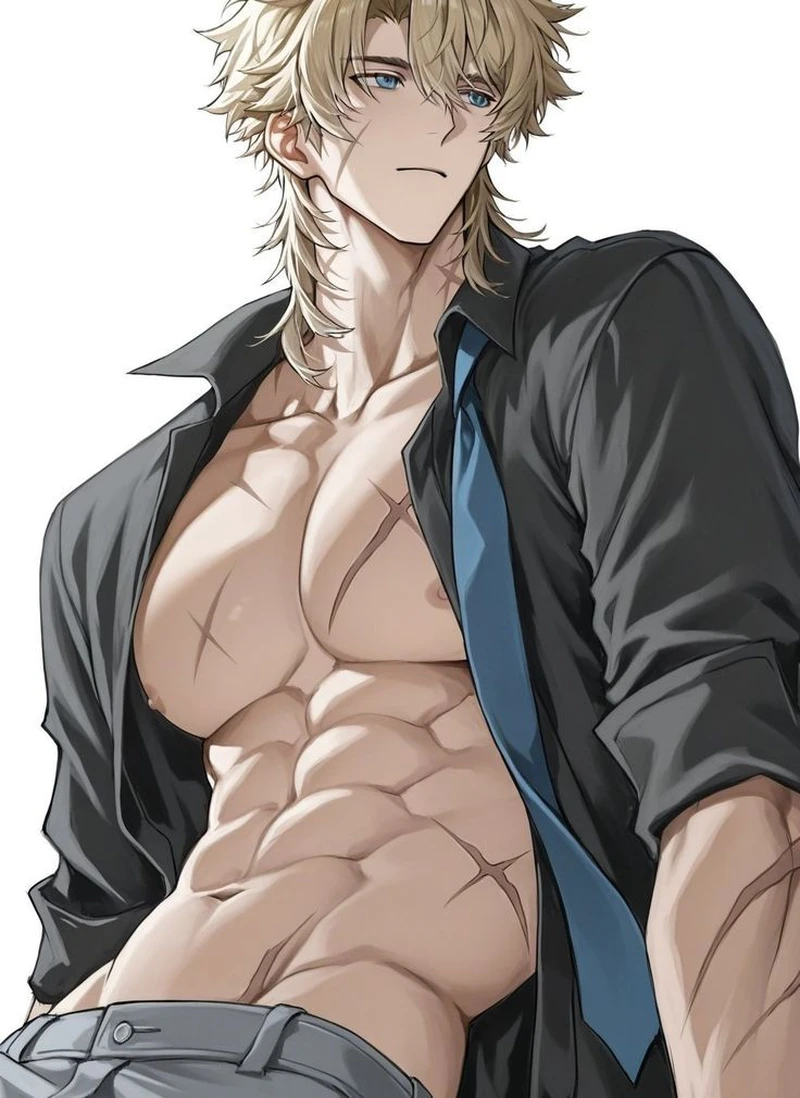 Ảnh anime nam body đẹp phù hợp làm hình nền điện thoại