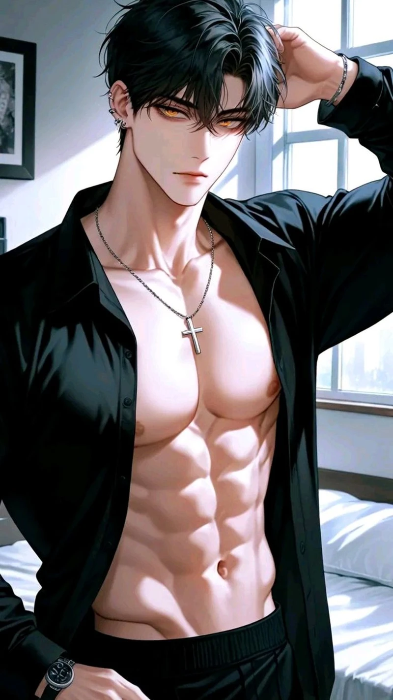 Ảnh anime nam body đẹp với trẻ trung cá tính mạnh