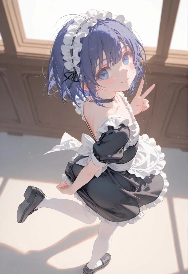 Ảnh đại diện anime mang phong cách hầu gái đáng yêu