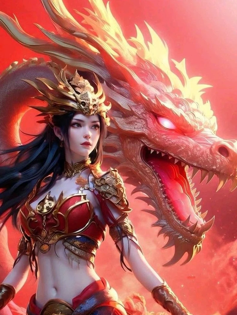 Ảnh nhân vật nữ anime 3D với ánh mắt sâu và cuốn hút