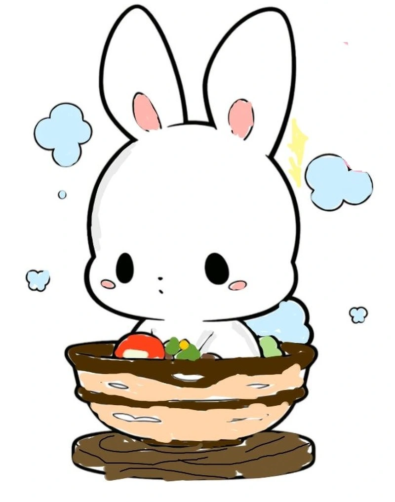 Ảnh nhân vật thỏ anime phù hợp làm avatar điện thoại đẹp mắt