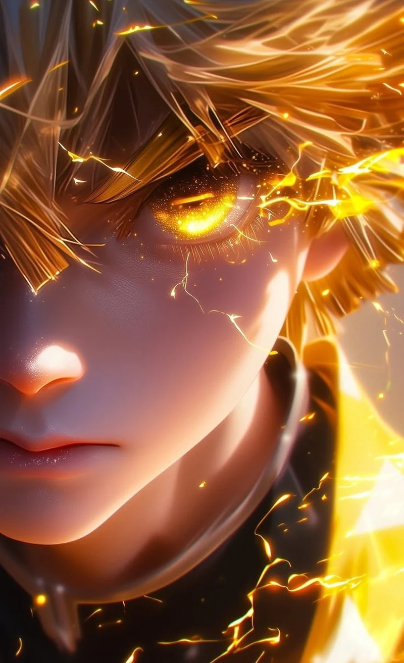 Anime 3D tuyệt đẹp nàng chiến binh tóc đỏ rực lửa