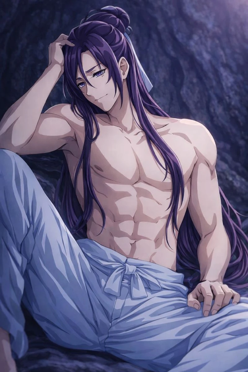Anime nam 6 múi nổi bật trong trang phục đường phố