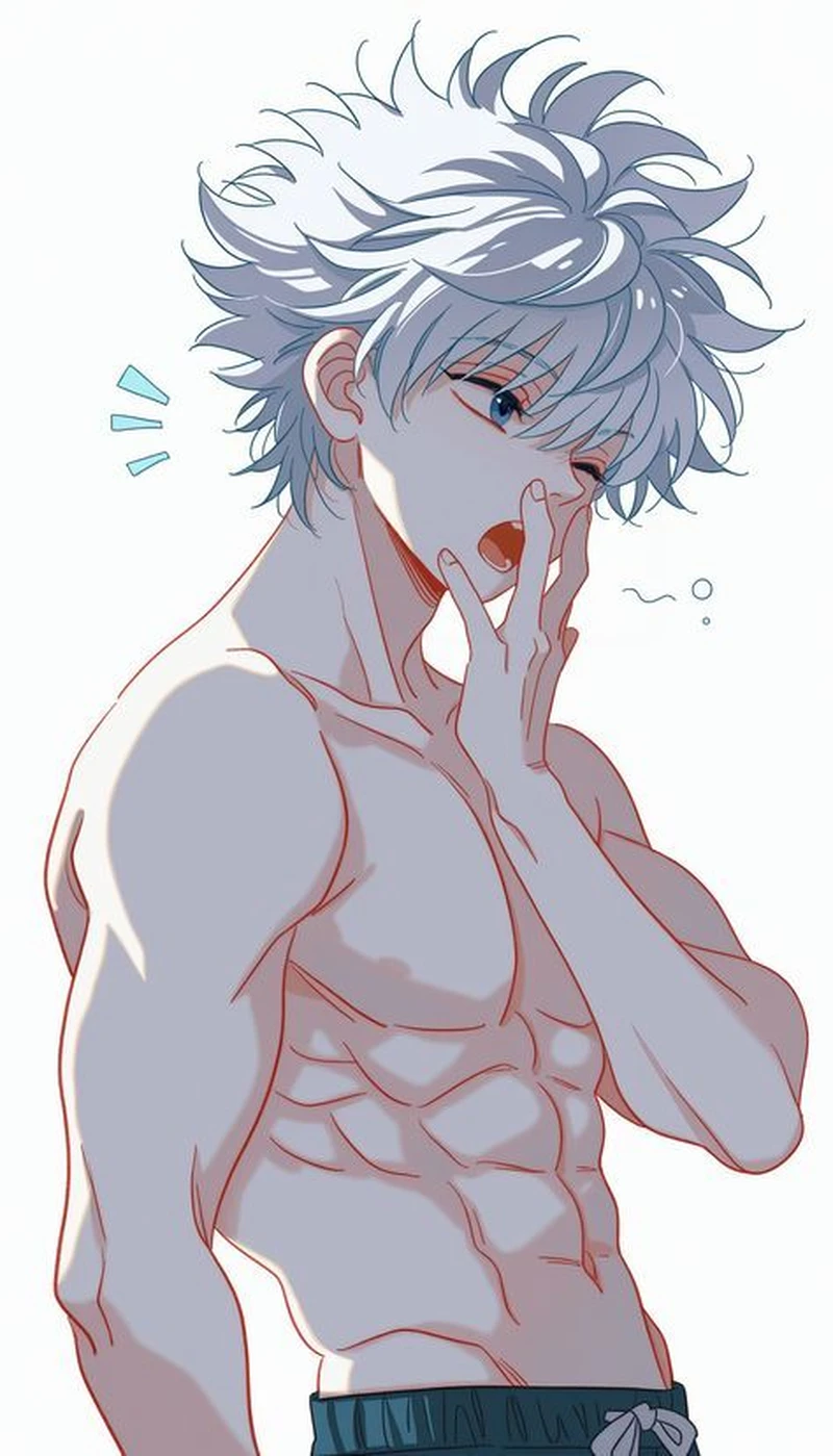 Anime nam body săn chắc với thần thái lạnh lùng cuốn hút