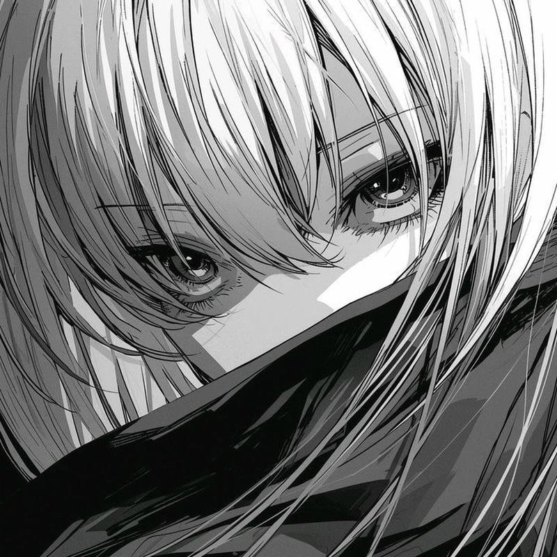 Anime nữ tâm trạng trong khung cảnh chiều muộn