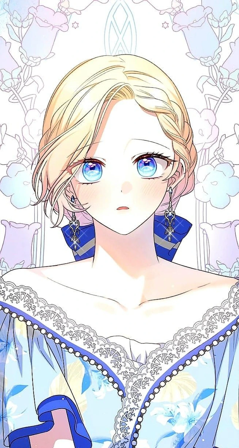 Anime tóc vàng xinh xắn trong phong cách công chúa