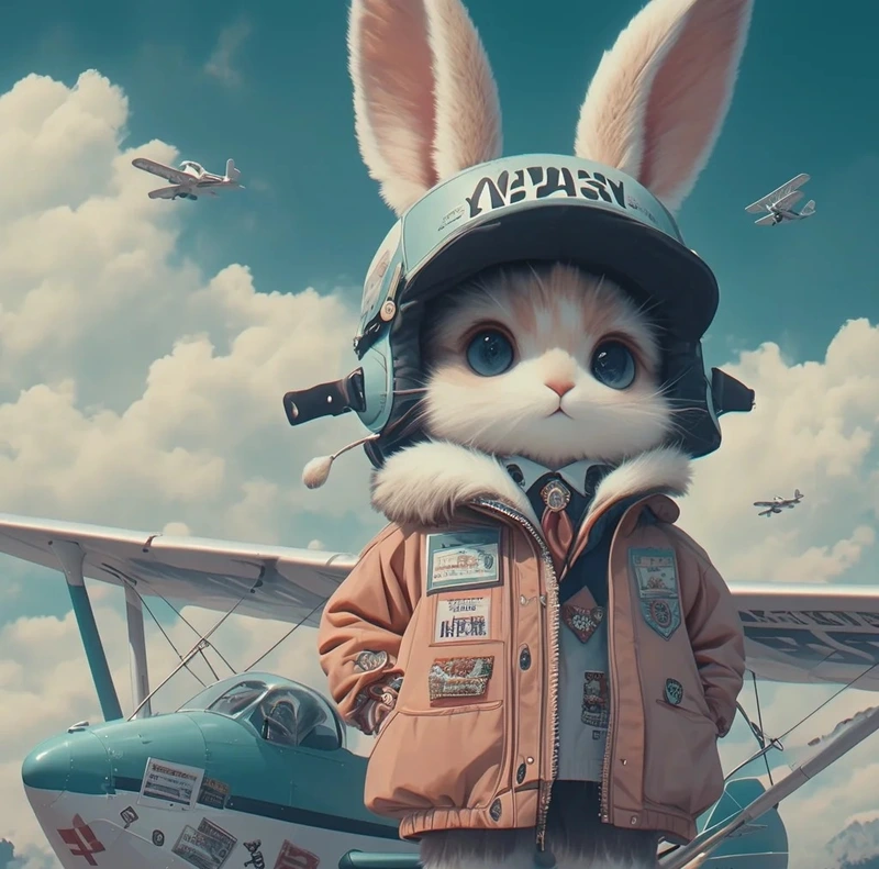 Gương mặt đáng yêu của cô thỏ anime mang vibe nhẹ nhàng đẹp