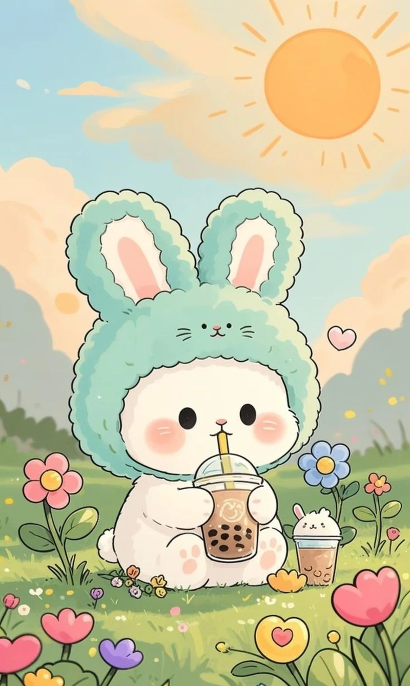 Hình ảnh thỏ anime cute được nhiều fan anime yêu thích tìm kiếm