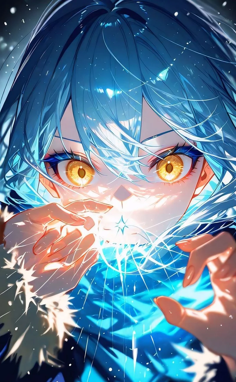 Nàng anime 3D idol ca sĩ trong trang phục lấp lánh