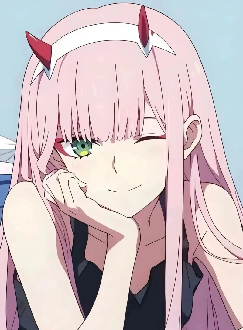 Nét cá tính mạnh mẽ trong ảnh Zero Two ngầu lòi