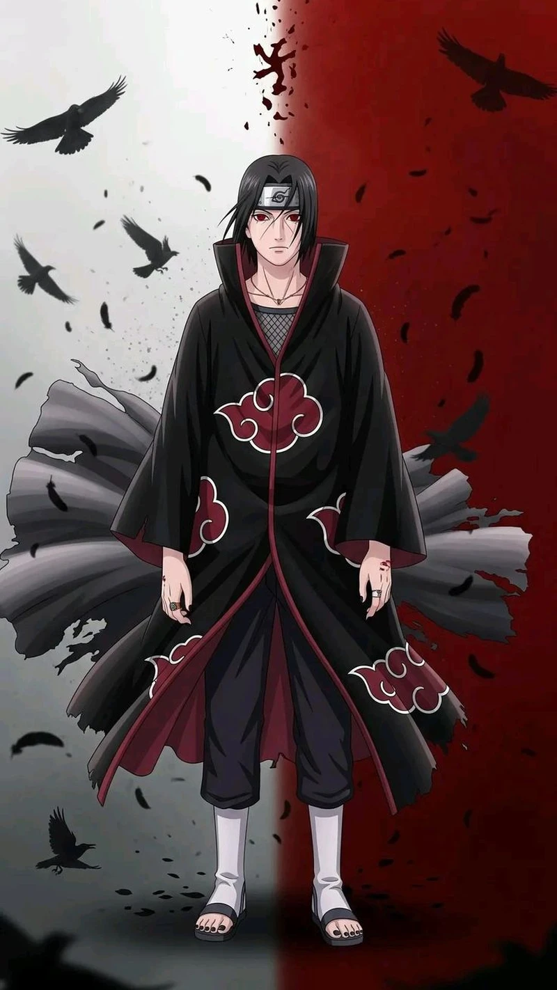 Nét lạnh lùng của Uchiha Itachi giữa không gian chiến đấu tối