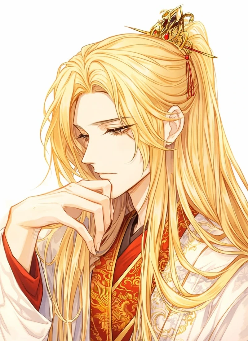 Nhân vật chính anime tóc vàng mang khí chất quý tộc