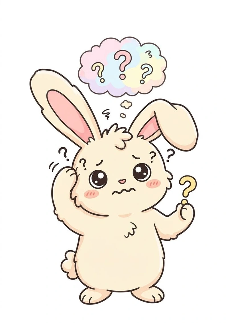 Tạo hình thỏ anime cùng màu sắc tươi sáng nổi bật cực xinh
