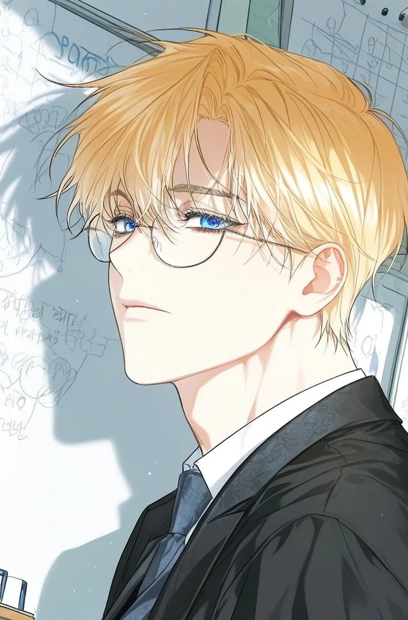 Tóc vàng óng ánh nổi bật trên nhân vật anime xinh đẹp
