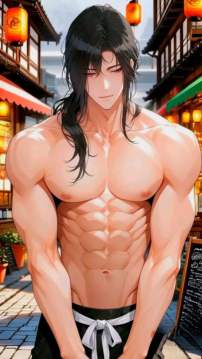 Trai anime 6 múi phong cách bad boy cực kỳ nổi bật