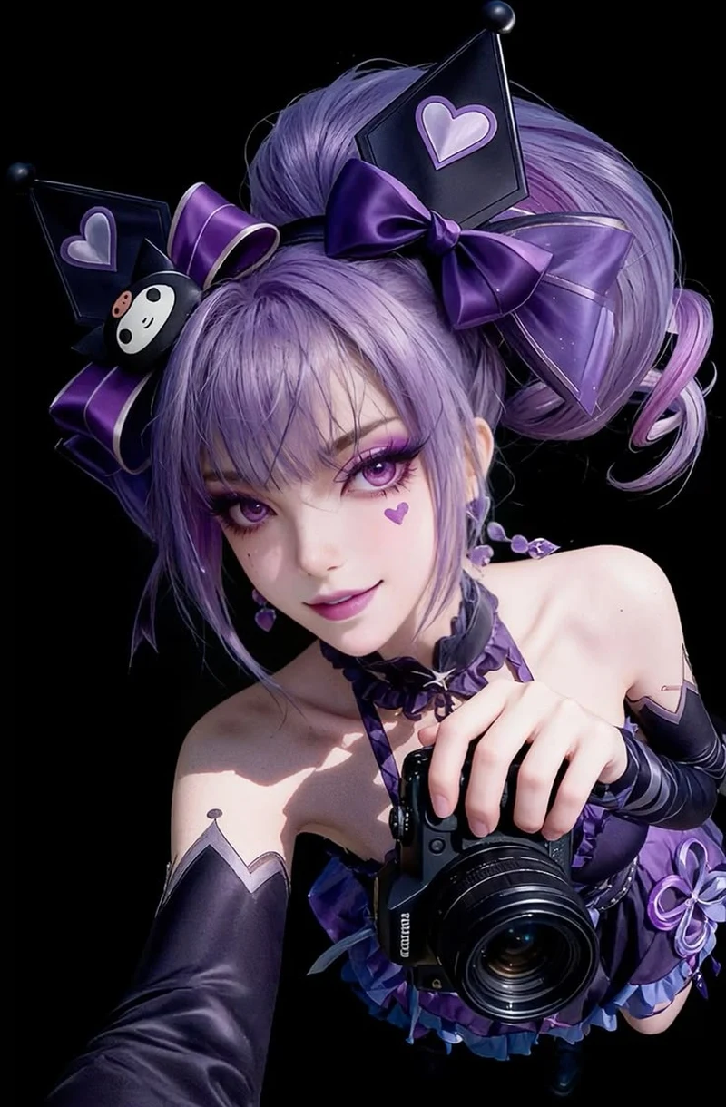 Trang phục Halloween ấn tượng trên Kuromi anime