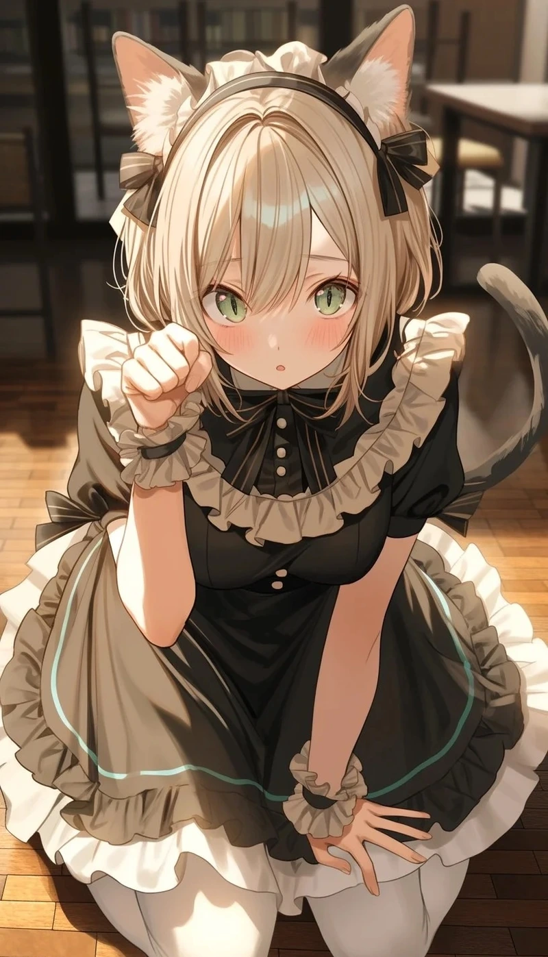 Trang phục hầu gái giúp hình ảnh anime thêm phần nổi bật