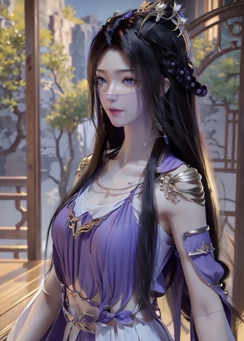 Tử Linh ánh nhìn nhẹ nhàng mang nét dễ thương