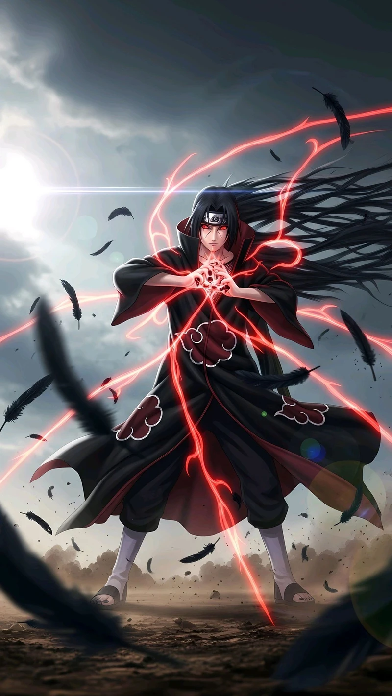 Uchiha Itachi anime nổi bật với phong cách ninja cực ngầu mạnh