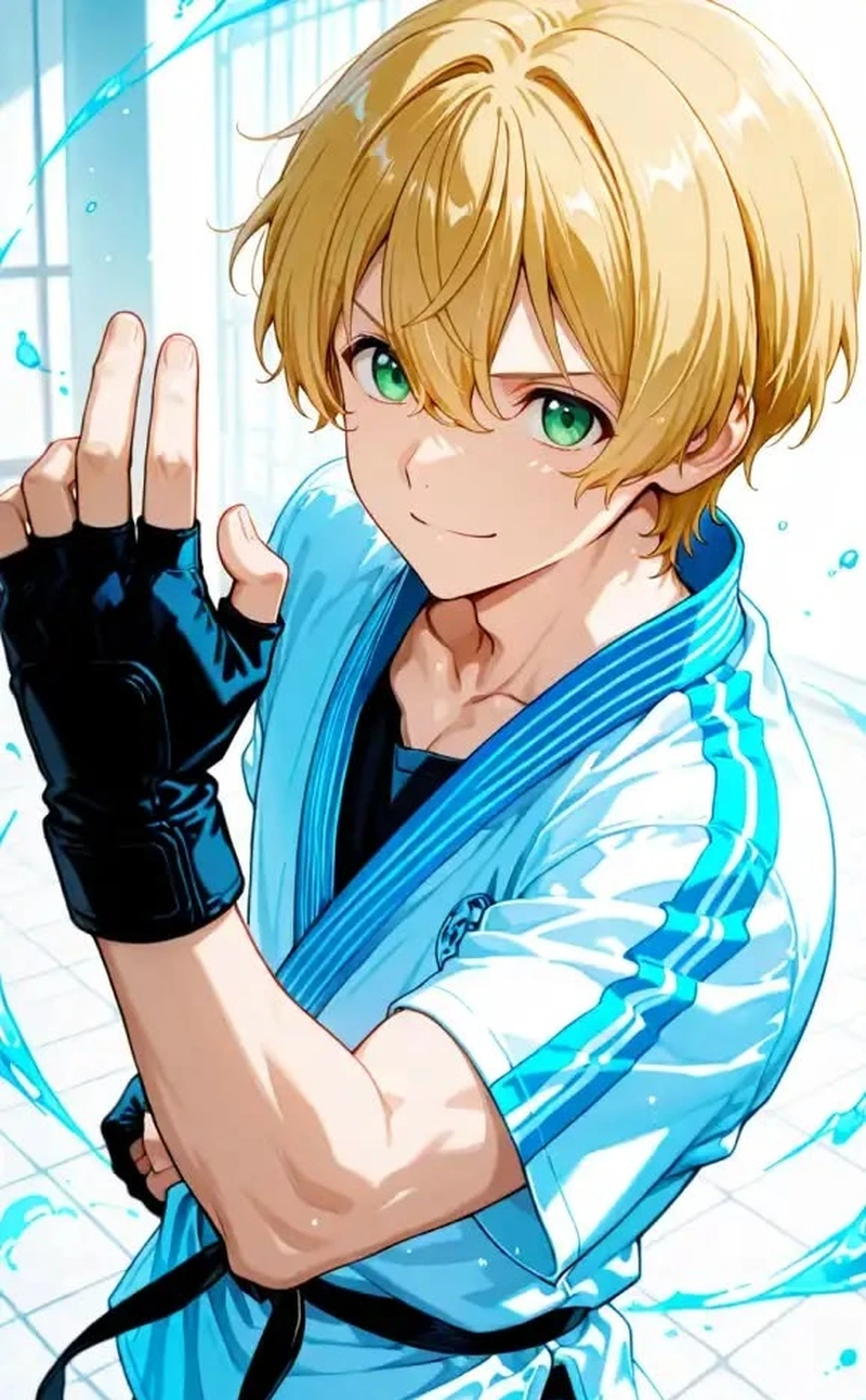 Vẻ đẹp tinh tế từ nhân vật anime tóc vàng