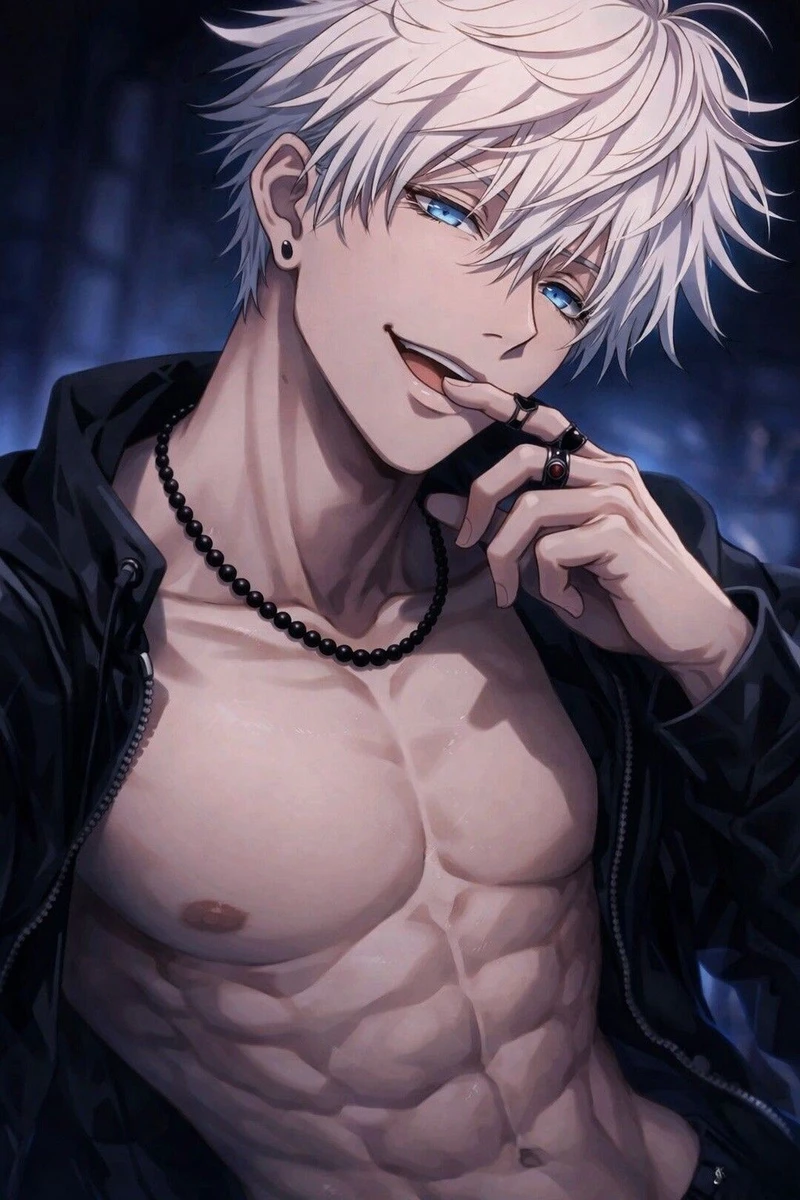 Vẻ ngoài mạnh mẽ của trai anime cơ bụng săn chắc đẹp