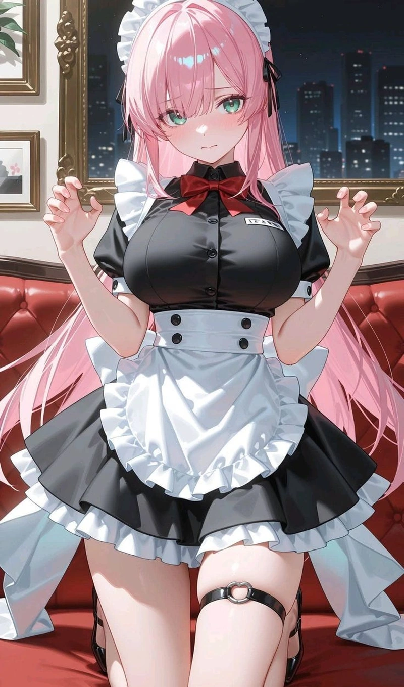 Ảnh gái anime mlem cùng thần thái tự tin quyến rũ