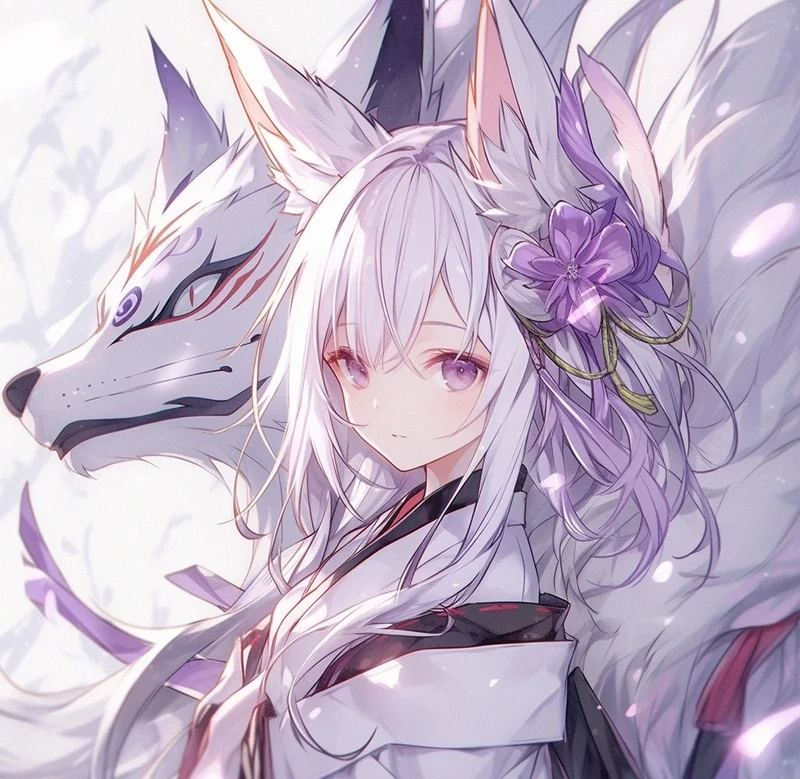 Anime yêu hồ với tạo hình nữ cáo xinh đẹp