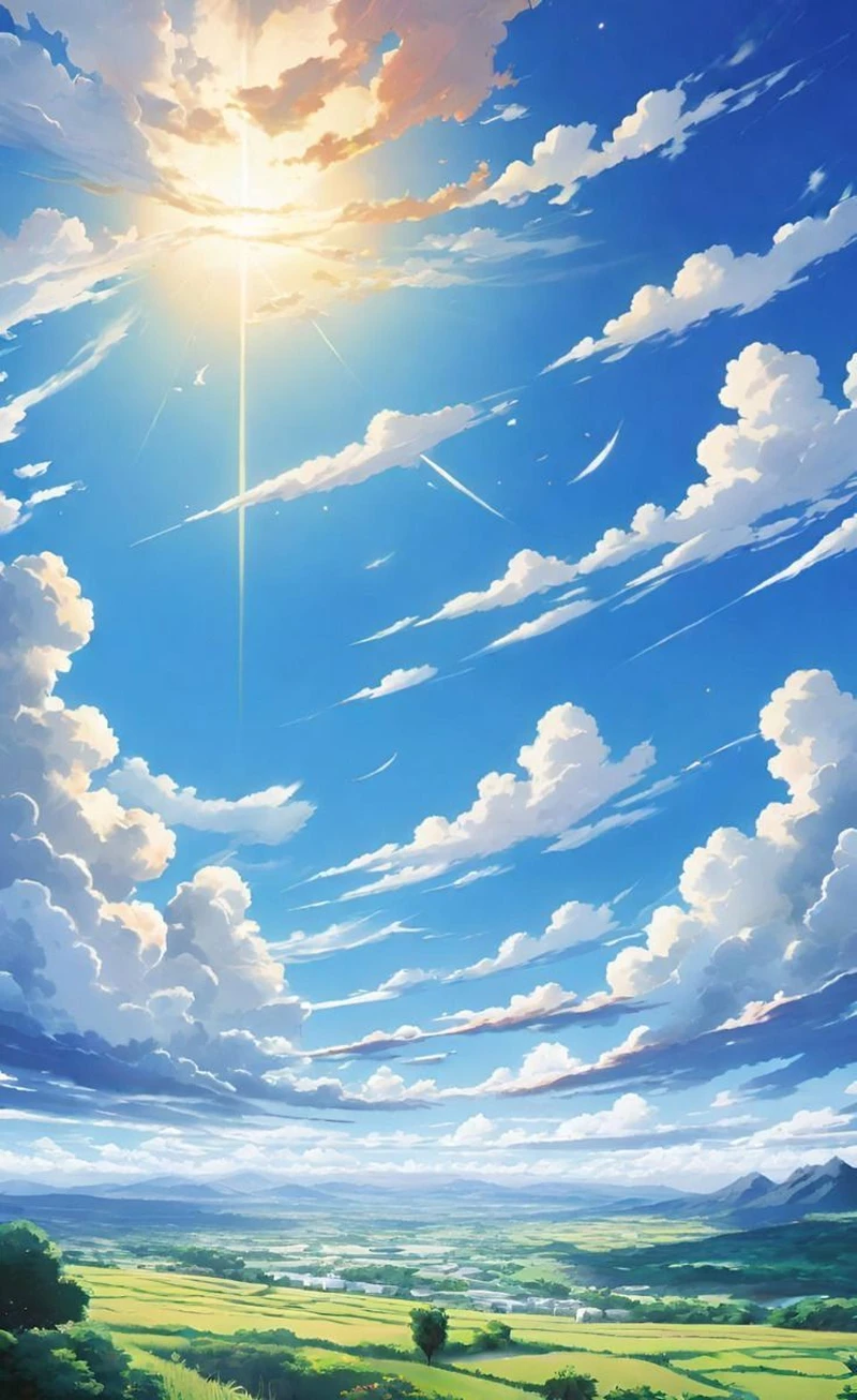 Bầu trời anime đêm sao phù hợp làm ảnh nền