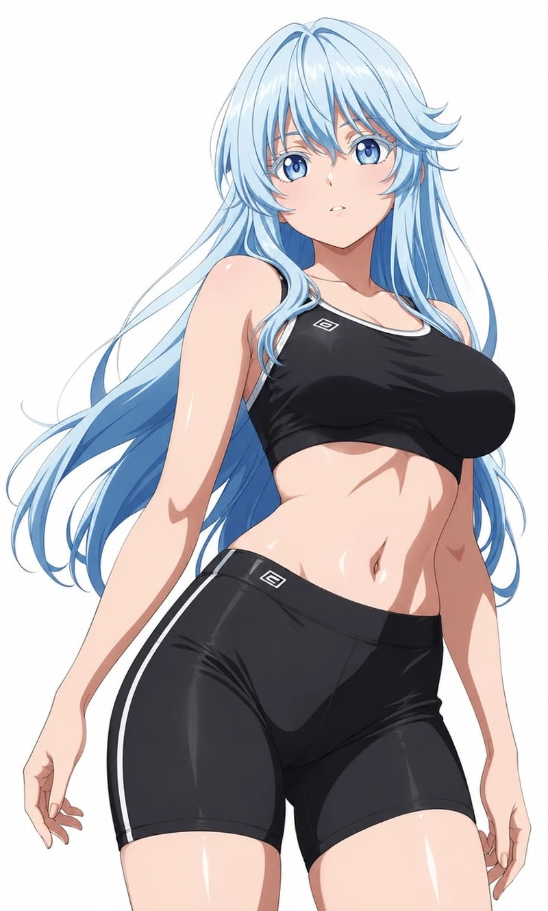 Gái anime mlem với mái tóc bồng bềnh nổi bật