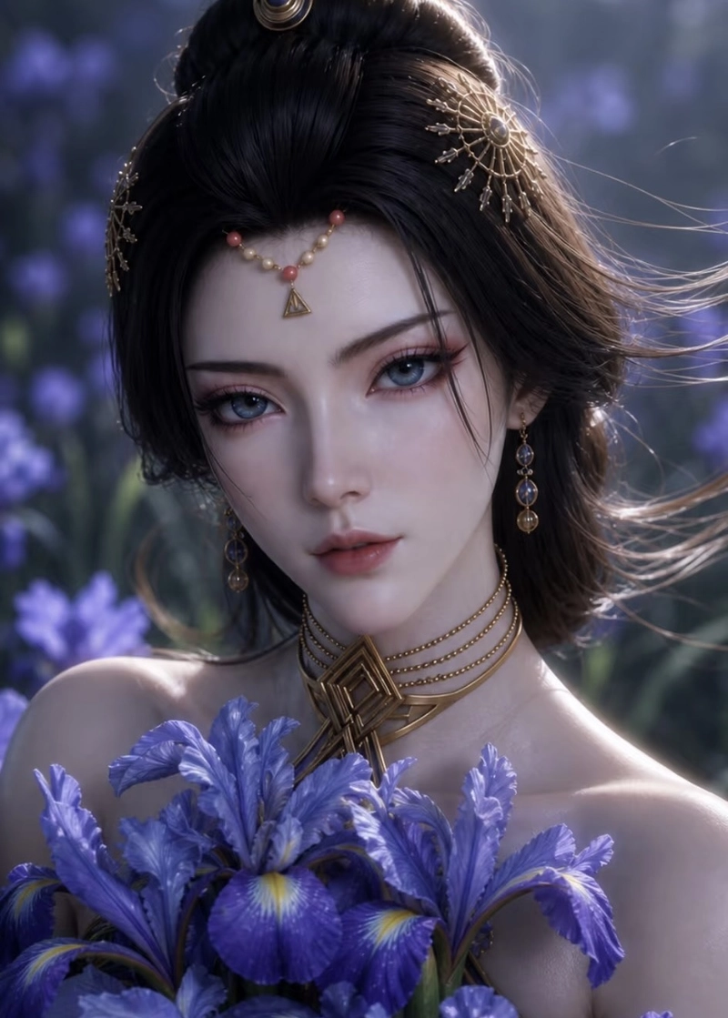 Hình ảnh Phạm Tĩnh Mai cùng ánh nhìn bình thản an nhiên