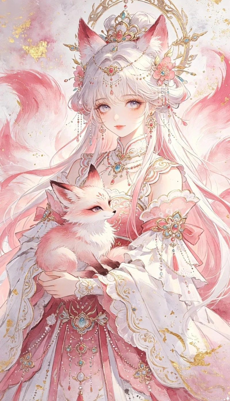 Hình ảnh hồ ly anime chất lượng cao sắc nét đẹp mắt