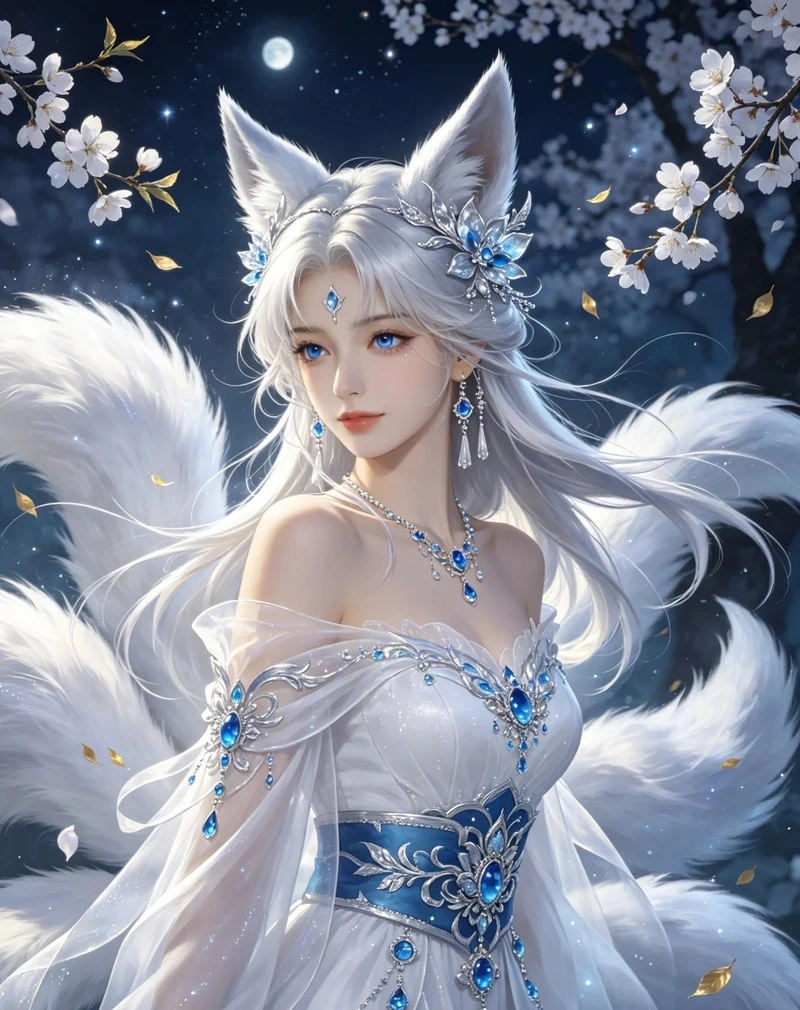 Hồ ly anime cùng visual fantasy đầy cuốn hút