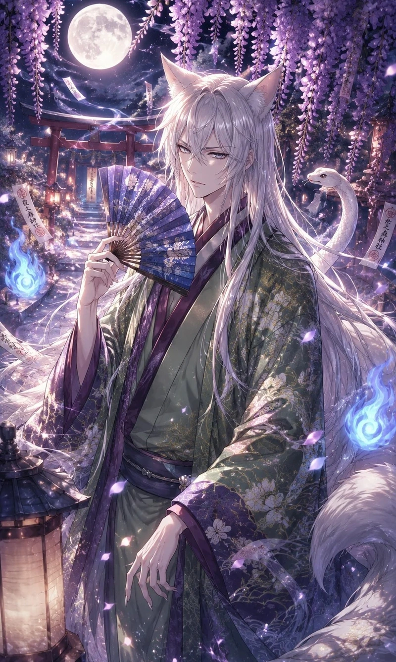 Hồ tiên anime cùng tạo hình huyền huyễn phương Đông